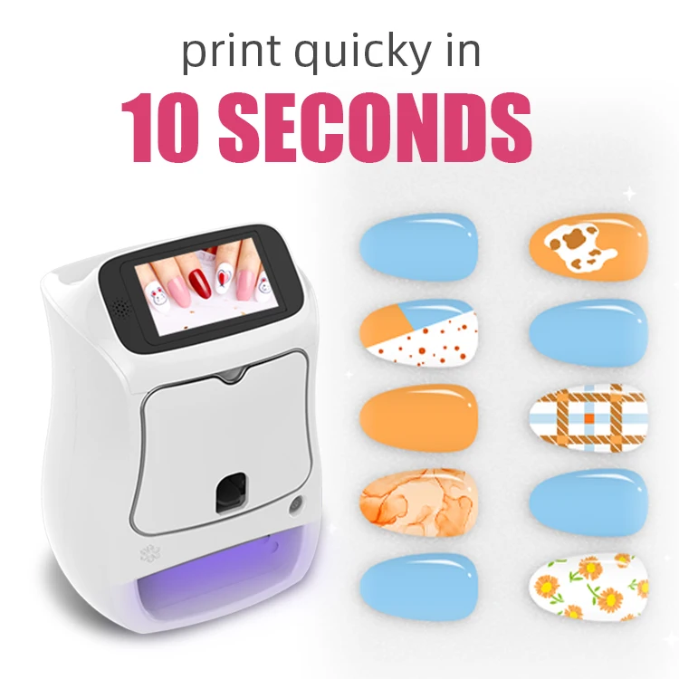 Integration 3D DIY Nail Printer Quick Printing in Ten Seconds and Customizable Patterns for Easy Use M0Q1