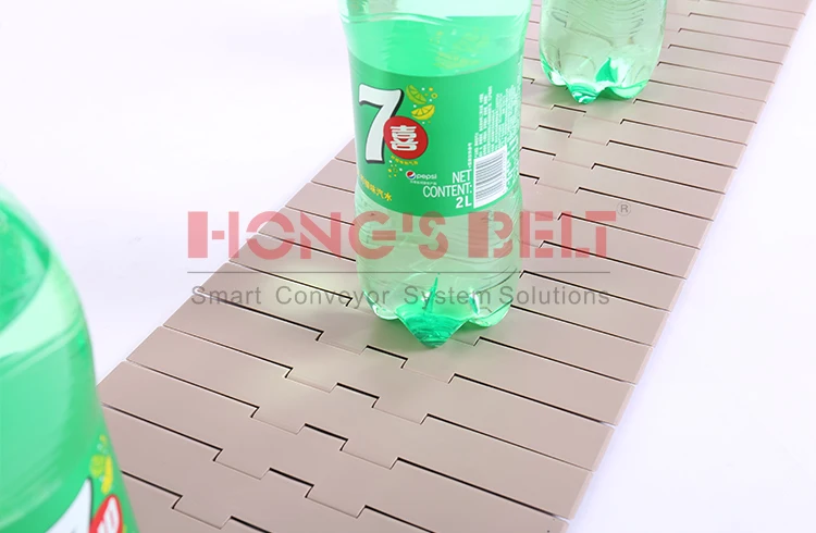 HS-821 K750 K1000 K1200: High Speed plastic chains conveyor belt with Factory Price