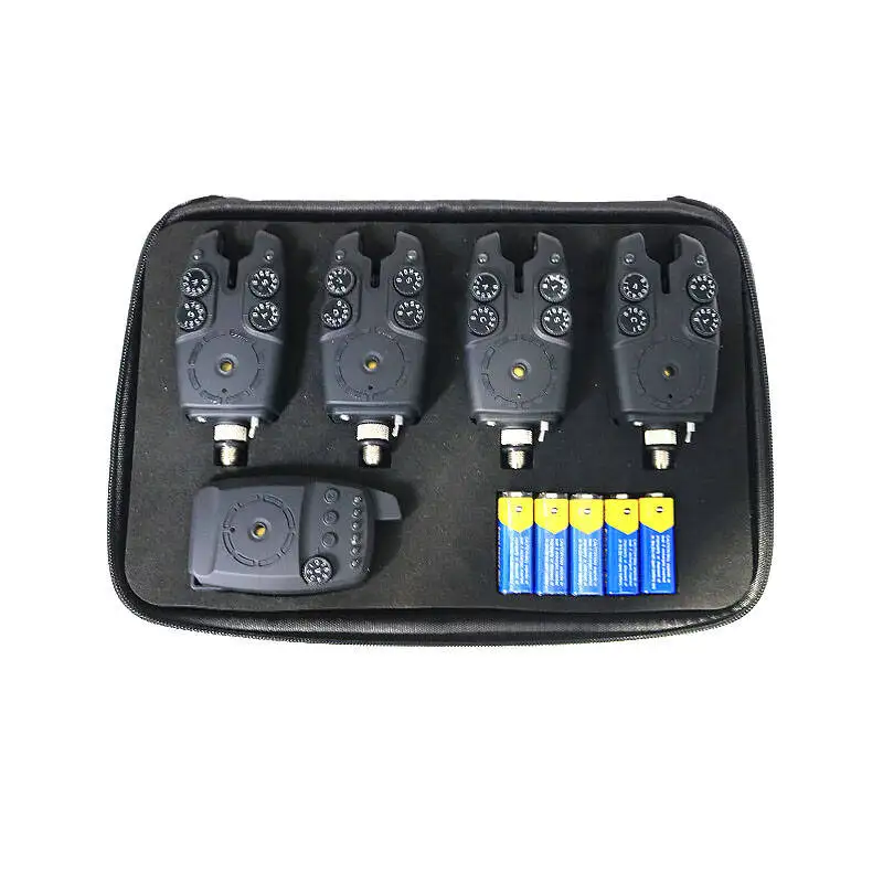 Good Quality&Price Fishing Indicator JZH-RF1988plus 4+1 Set Fishing Bite Alarm