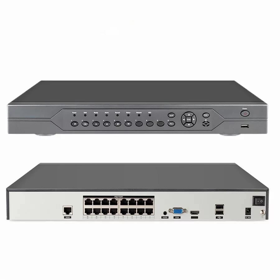 CCTV Camera System H.265 4/81/6CH 48V POE NVR Xmeye P2P For 4K 8MP 5MP 4MP 2MP IP Network Video Recorder  ip camera