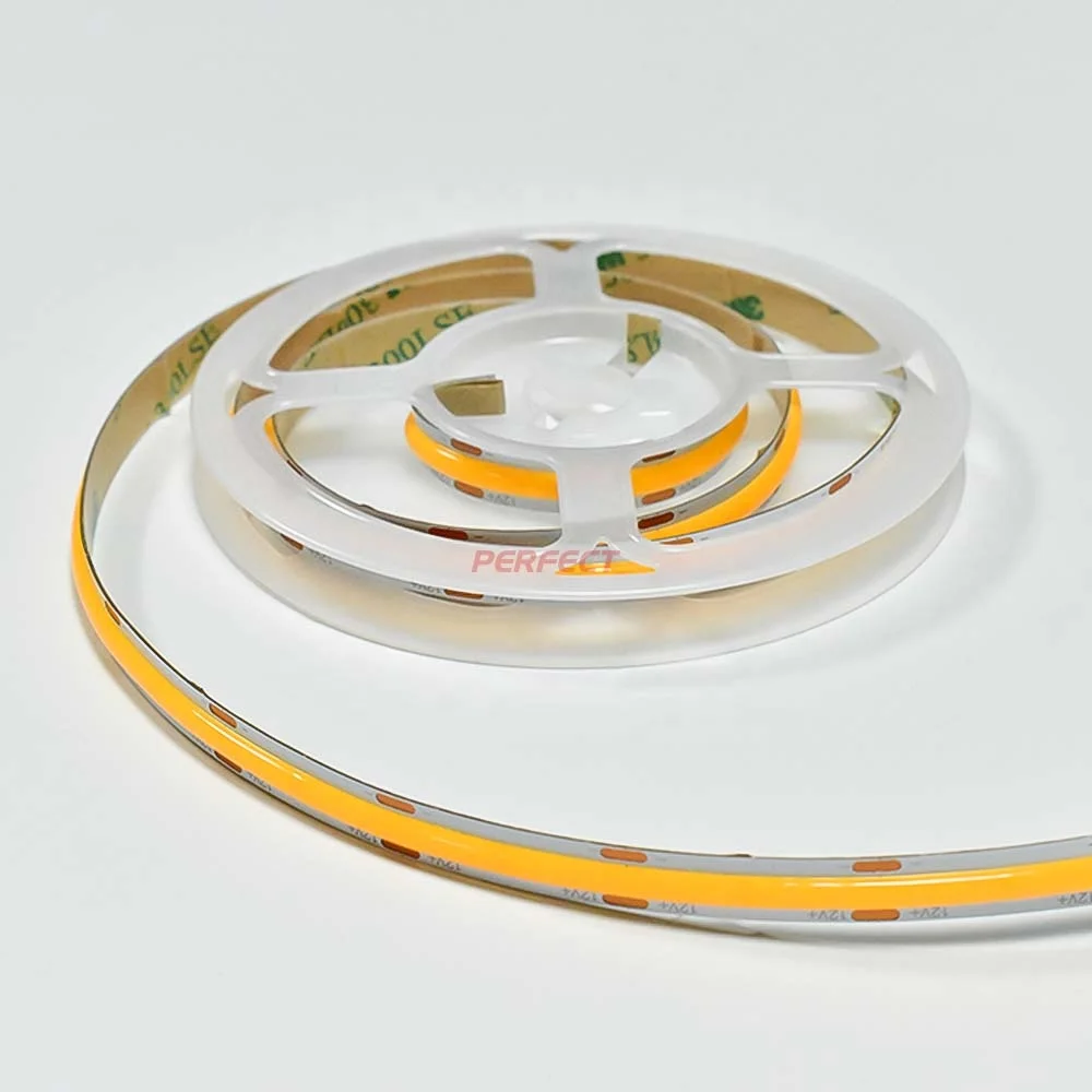 Смарт-освещение на заказ светодиодные полосы Cri90 высокой плотности 480 светодиодов 11 Вт Cob ленты 24 В IP20 IP65 силиконовые белые