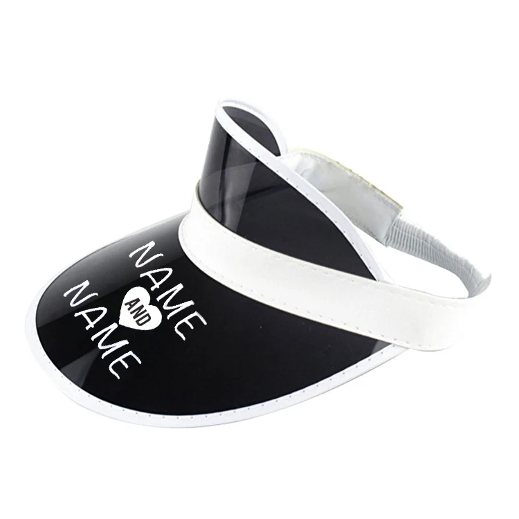 Рекламный Черный Пластиковый Солнцезащитный козырек Прозрачный ПВХ солнцезащитный