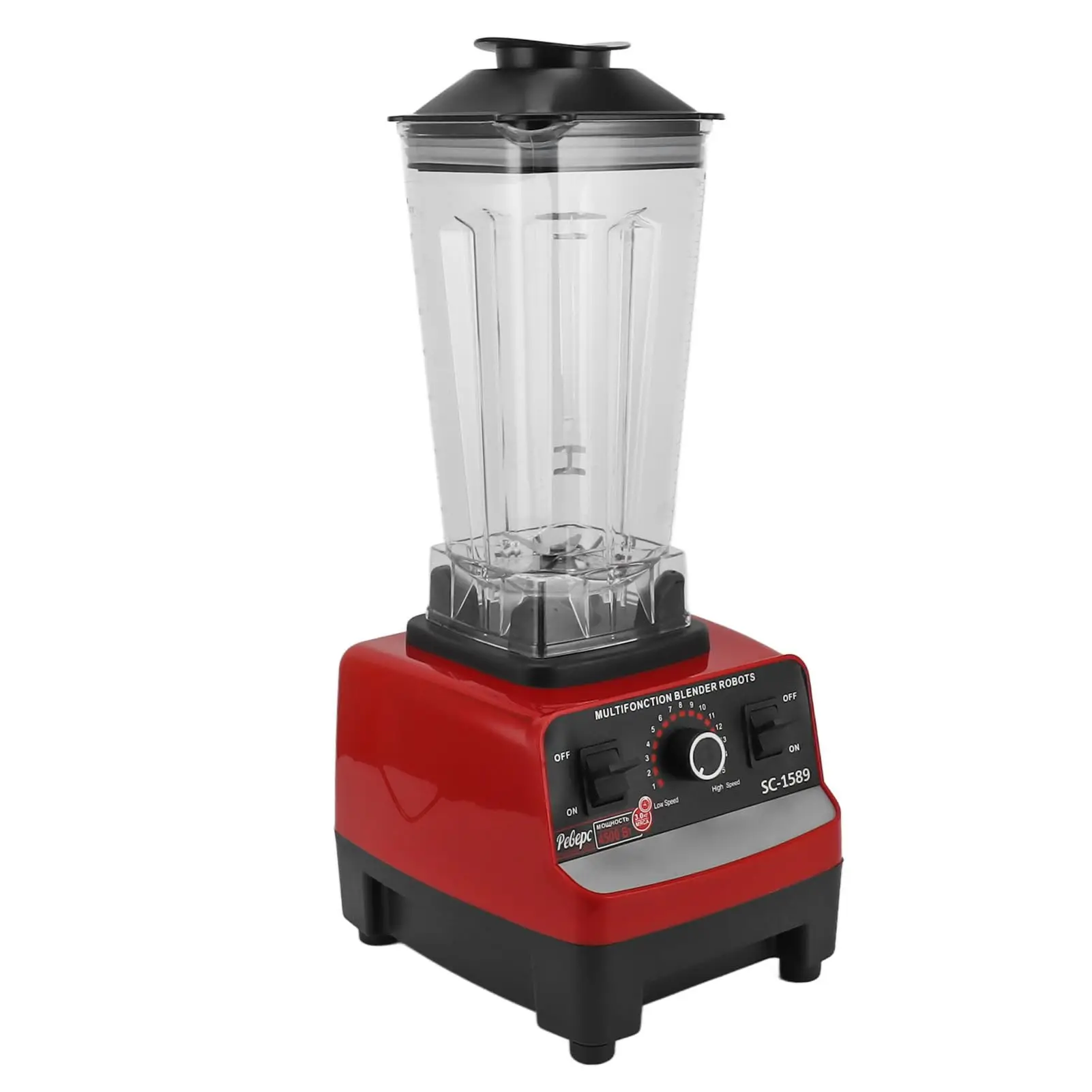 Food Mixers Delicate and Uniform Overheat Protection Electrical Blenders with 6 Stainless Steel Blades 2L 3000W Food Processor
