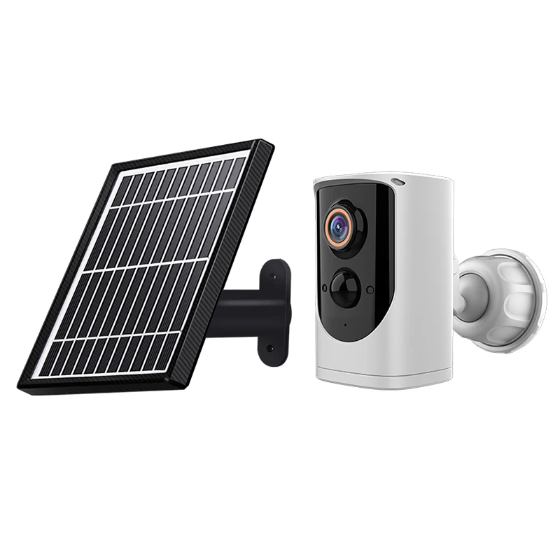 Беспроводная IP-камера безопасности с солнечной панелью, IP65, Wi-Fi