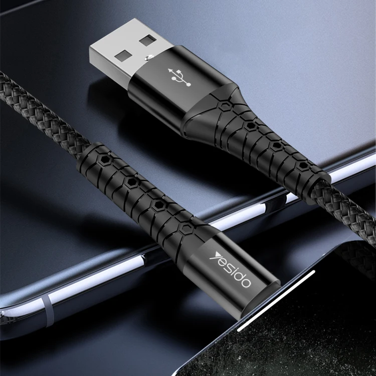 Универсальный Usb-кабель в нейлоновой оплетке для мобильного телефона длиной 2 м, а, зарядный кабель для передачи данных для Iphone