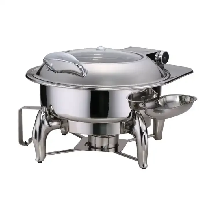 Прямая Продажа с завода большая емкость лучшее качество круглая тарелка для натерки набор буфета из нержавеющей стали посуда подпитки