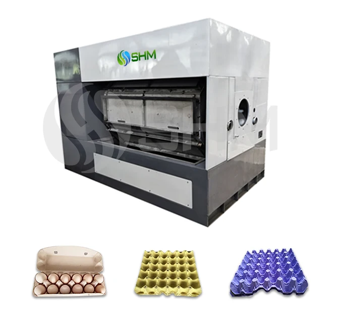 Automatic Recycling Waste Pulp Molding Egg Tray Production Line Egg Comb Making Machine