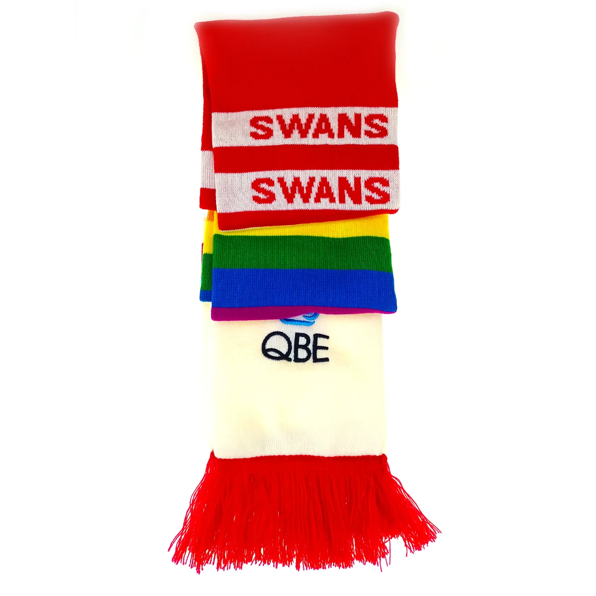 Фабрика может настраивать узоры логотипа и непосредственно оптовая продажа акриловый двусторонний жаккардовый технологический шарф для футбола