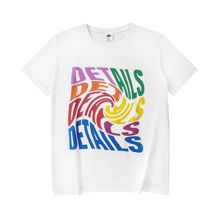 customizable t shirts casual clothes rainbow First Class Quality Cotton mens tshirts