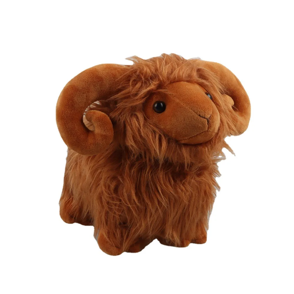 Мягкая плюшевая игрушка Highland мягкая Woolly Ram кукла