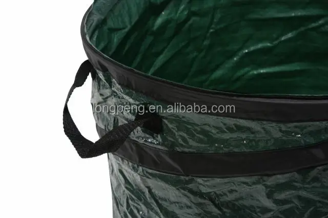 Складные садовые мусорные контейнеры из ПЭ, держатель для листьев, садовый мешок для отходов