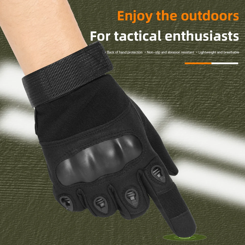 Full Finger Cut Proof Tactical Gloves Quality Riding Hard Knuckle Motorcycle Tactical Gloves
