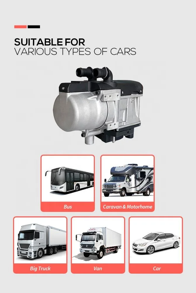Car  boat Caravan truck engine coolant preheating heater 5000W 12V  liquid water parking heater