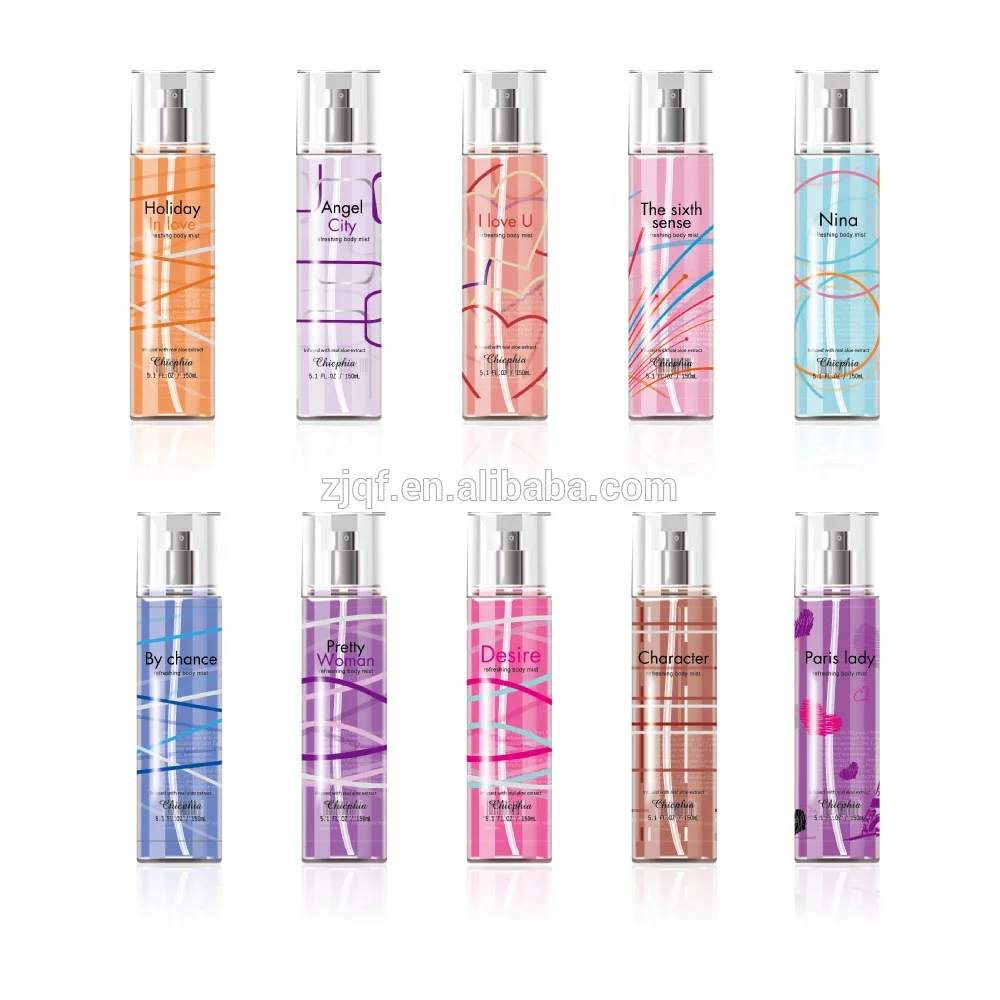 Various Female Deodorant Nourishing Fragrance Antiperspirant Mist Body Spray Perfume