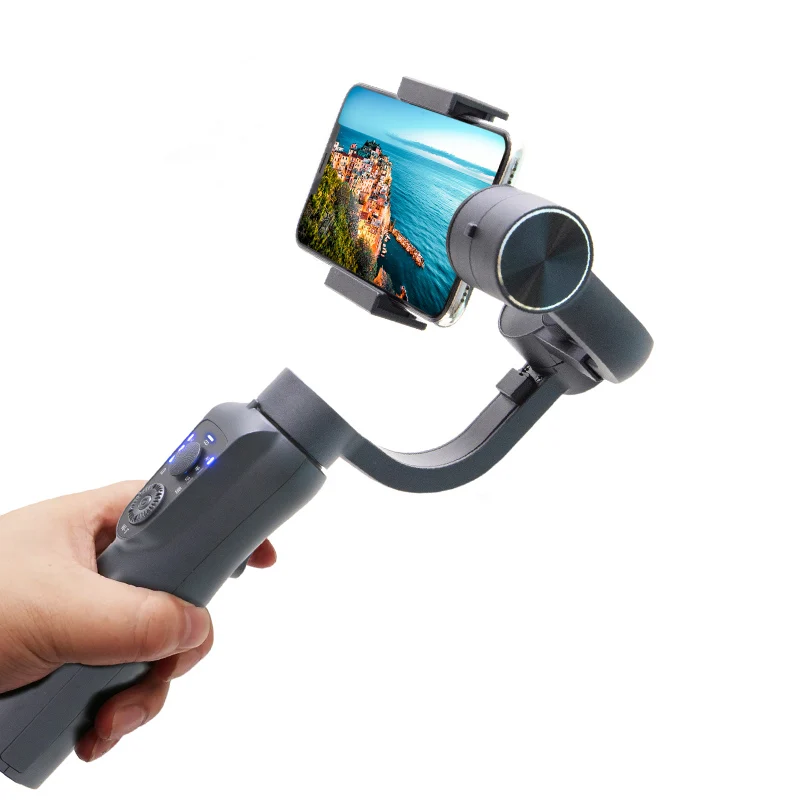 Mobile Phone Video Stabilizer 3 Axis Handheld Gimbal,Smooth Vlog Camera Controller Selfie Stick
