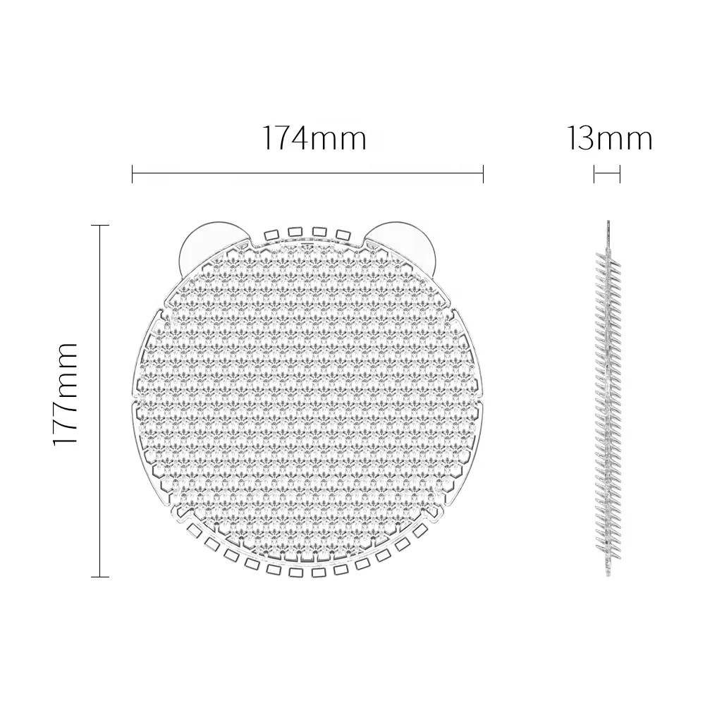  2021 patented new anti-splash bactericidal EVA urinal screens deodorizer