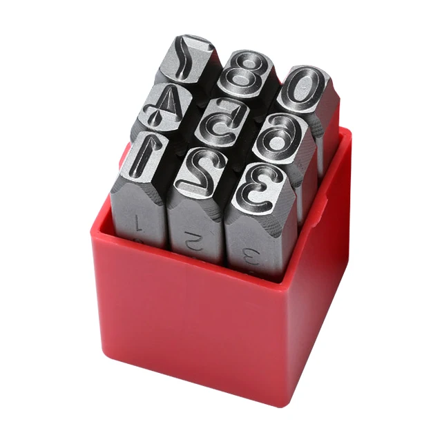 Factory wholesale number punch lowercase letter punch