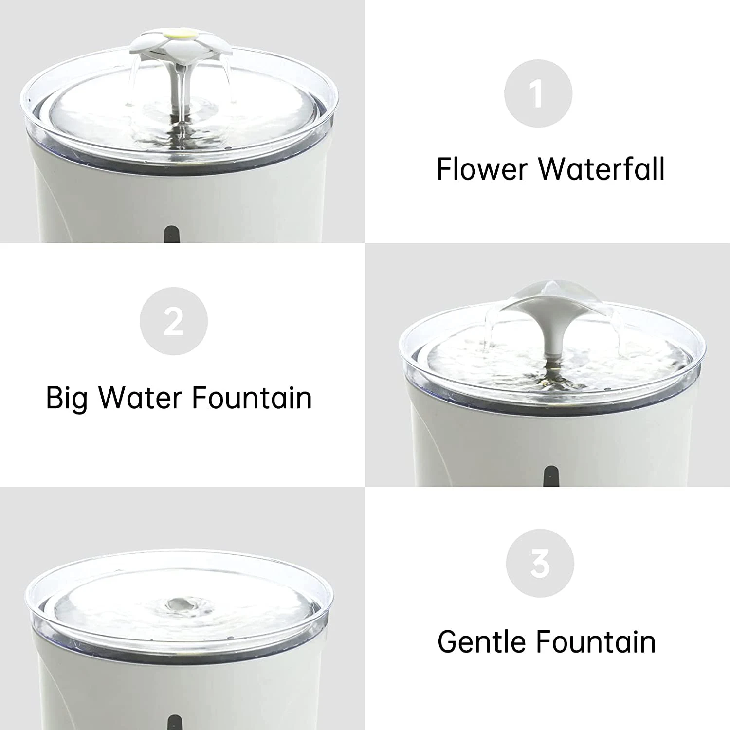 Фонтан для воды Cat из нержавеющей стали с фильтрами из активированного угля, л, большой емкости, бесшумный водяной фонтан со светодиодом