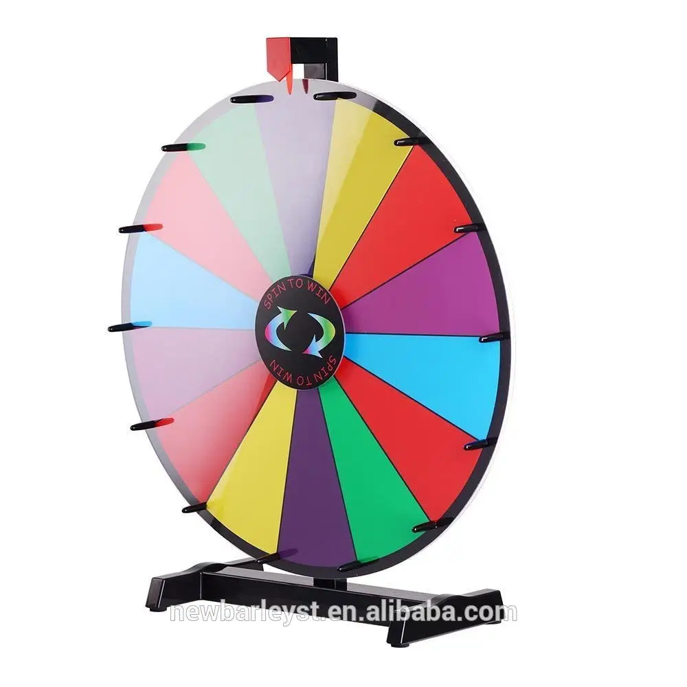18inch 24 inch Spin to Win Dry Erase Prize Wheel with Special Sections