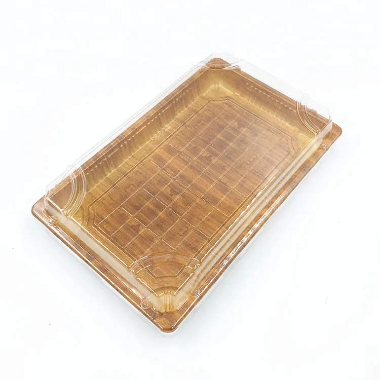 Bulk custom disposable plastic containers for sushi packaging