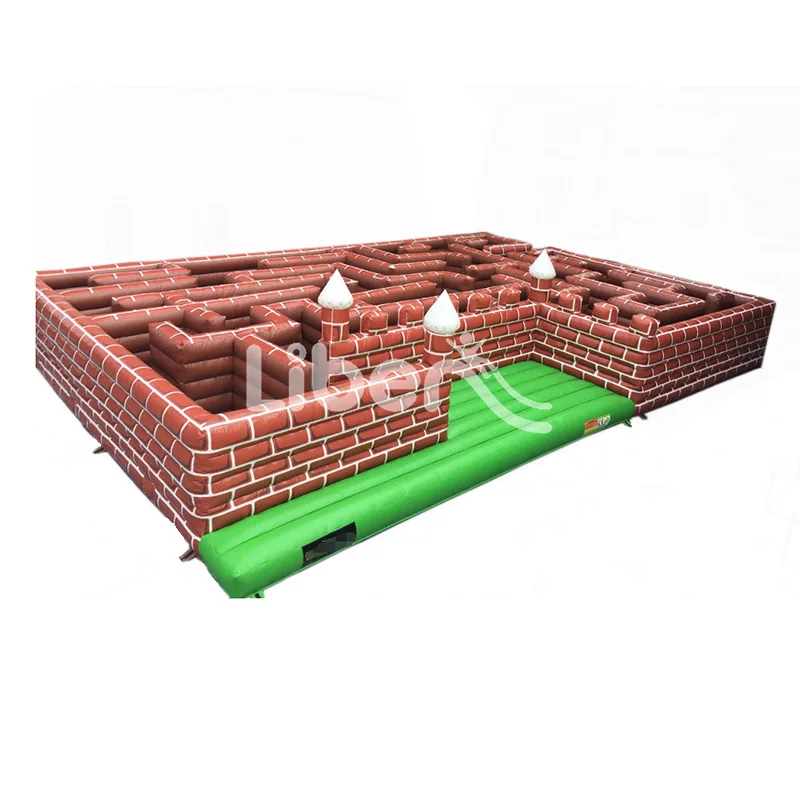 bouncy castle outdoor labyrinth laser tag giant haunted house inflatable maze