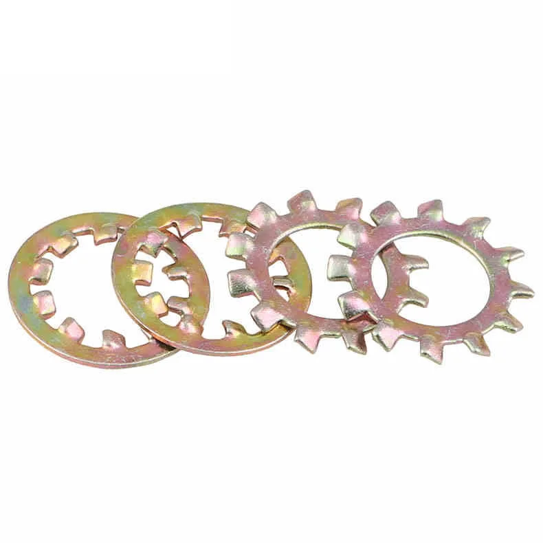 Carbon steel Internal external teeth lock washer DIN6797 toothed lock washers