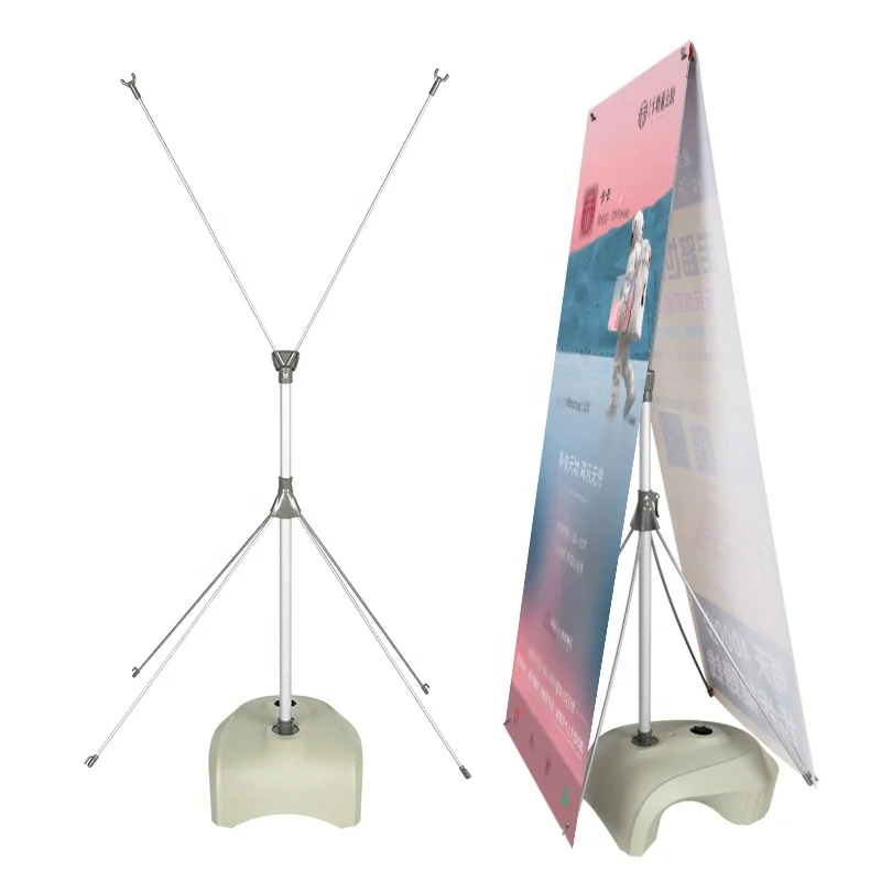 2013 двухсторонняя регулируемая водная база с x баннерной подставкой для рекламы