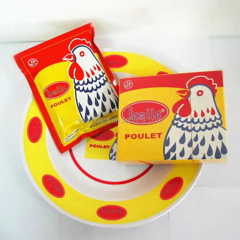 cheap price good taste halal chicken seasoning 4g 10g bouillon soup cube oem brands