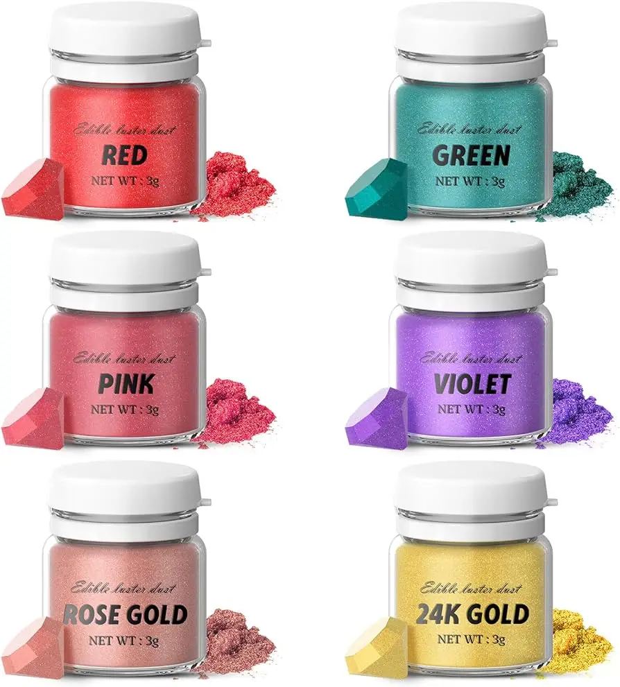 YAYANG Hot Sale Edible Pigment Shimmer Glitter Pigment for Chocolate Drink Cake Decoration