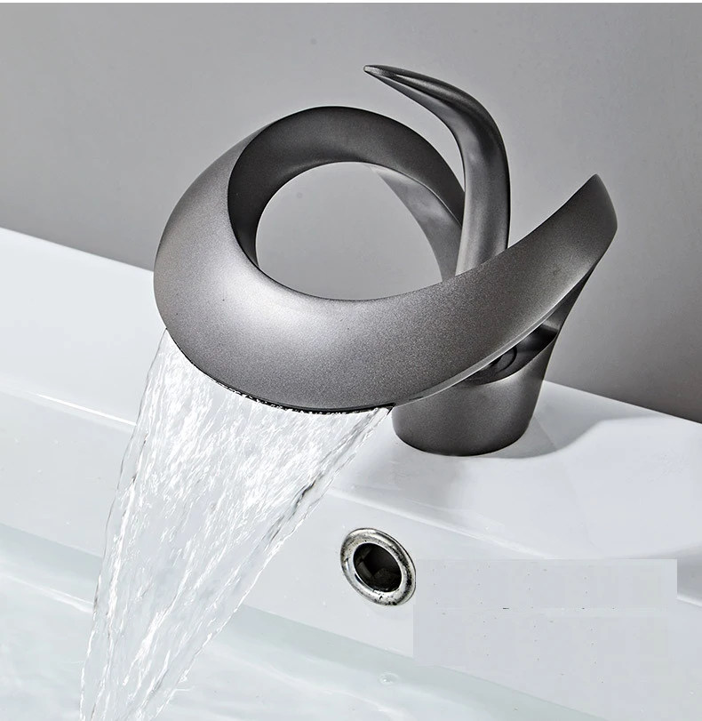 Greece Special style modern tall body tap mixer chrome brass high quality water hotel basin faucet