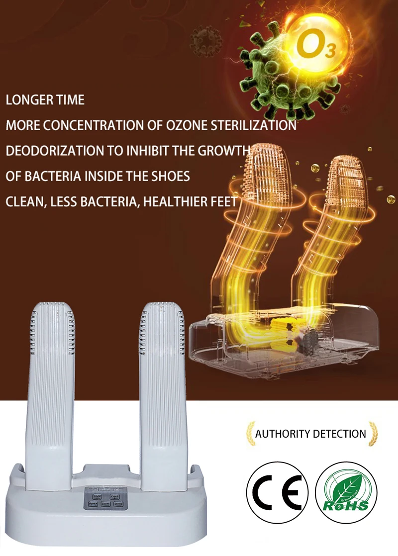 Portable Electric Shoe Warmer & Dryer with Timer 220v Dehumidify Ozone Helmet Ski Boot Dryer Shoe Heater Sterilizer