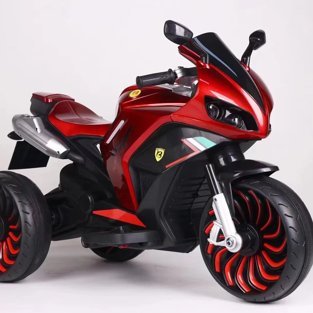 High quality children 540 big motor electric toy motorcycle children can ride a three-wheeled toy car