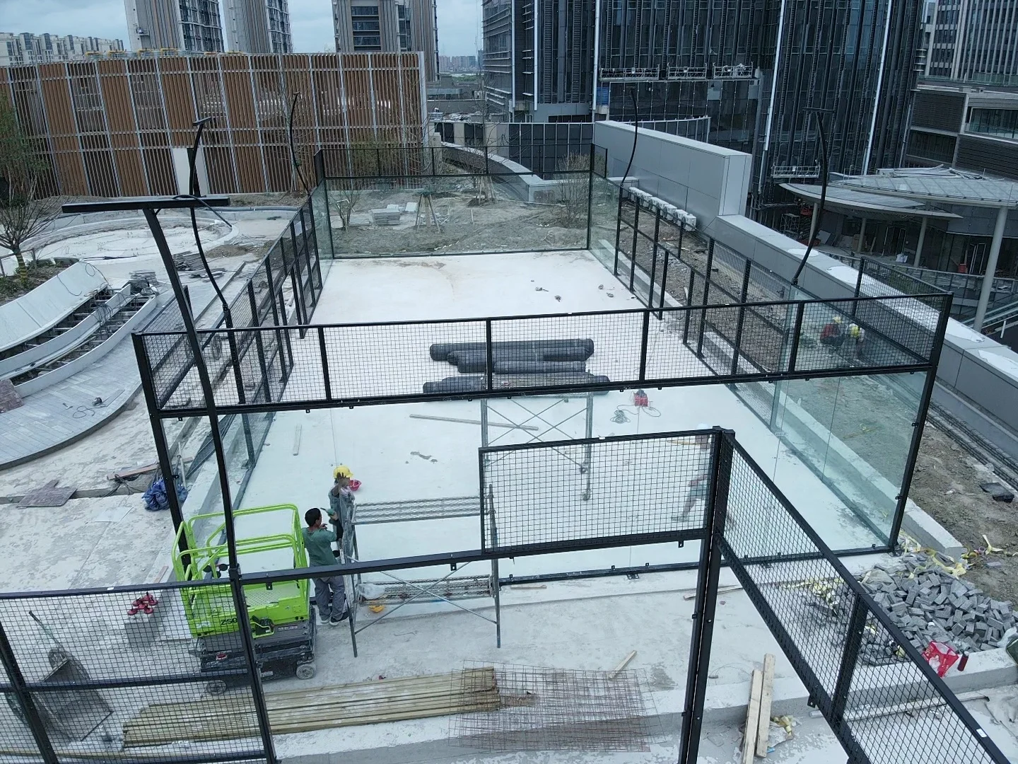 canchas de padel 2022 Custom New Design Hot Sale Padel Tennis Court