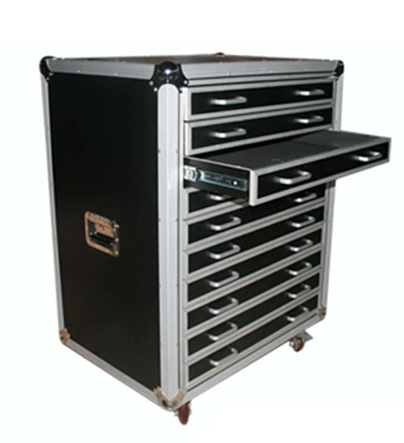 Custom 2U 4U 6U 8U 12U Power Amp Rack Mount Server Case Flight Studio DJ Aluminum Box