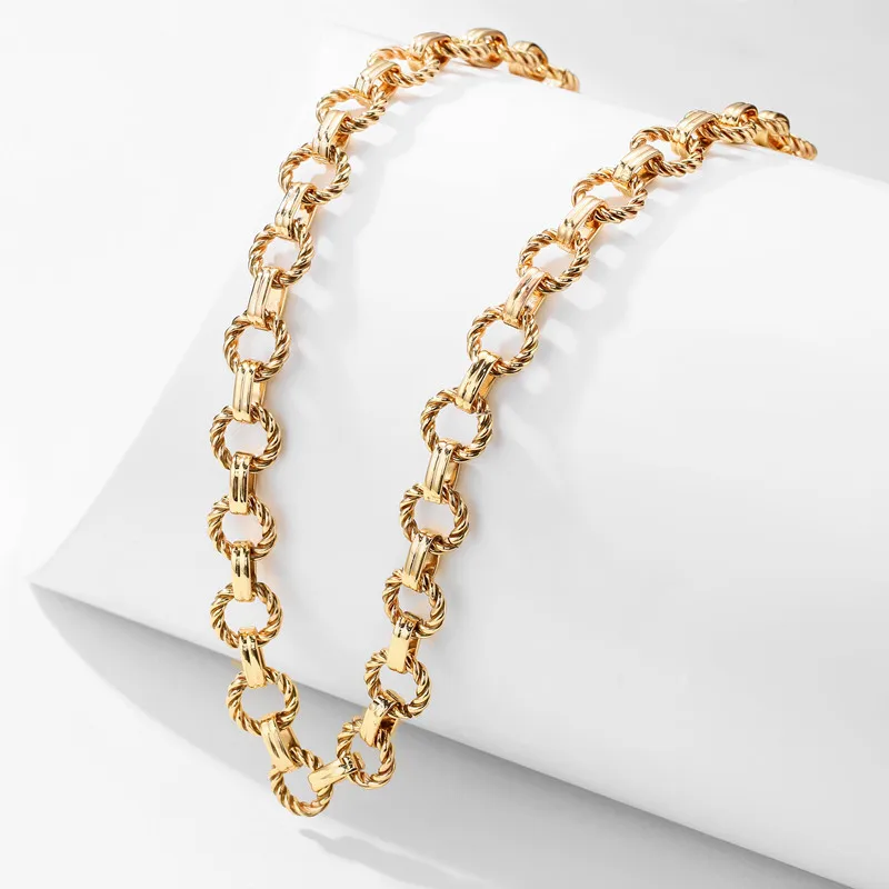 14K 18k gold chain High quality cheap luxury gold necklace for women One customer one free sample