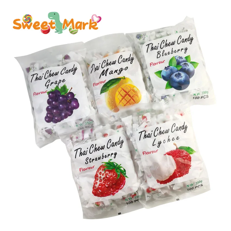 Fruit flavors halal gummy candies chew candy kid leisure snacks