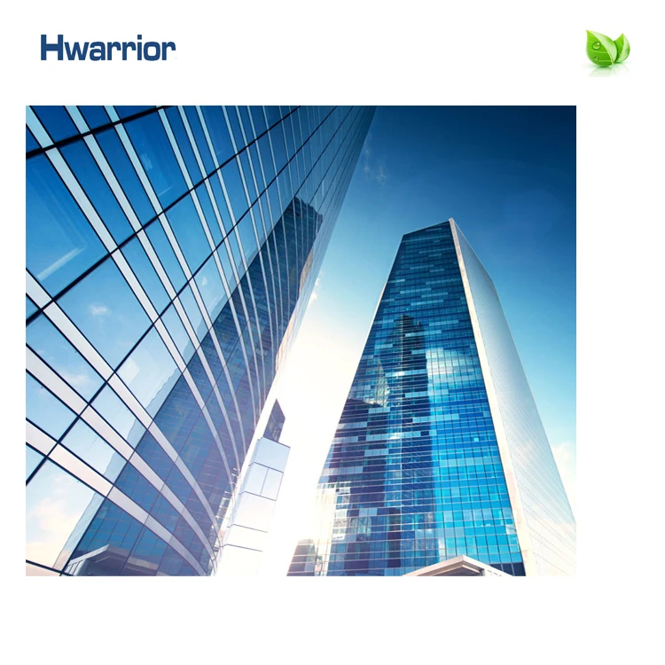 
2020 Hot selling easy to install exterior aluminum frame double glass curtain wall system office building factory sale prices 