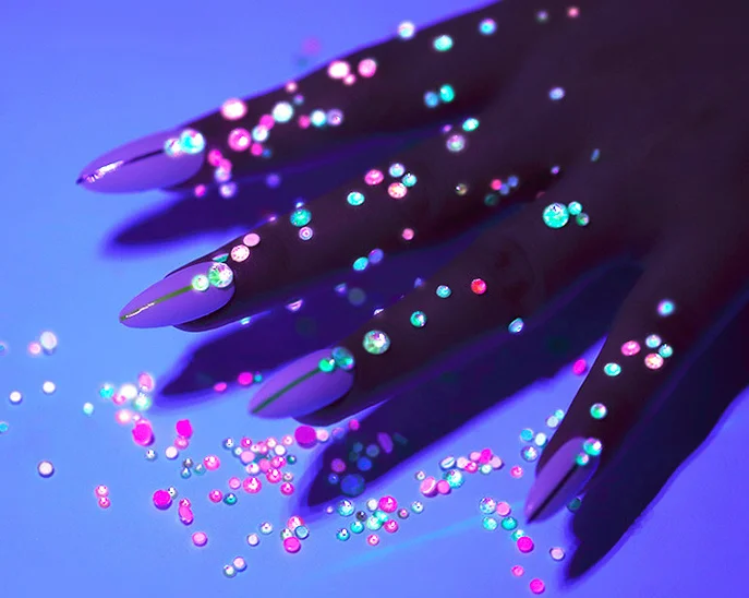 oeko-tex standard 100 hotfix rhinestone DMC crystal fluorescent hot stamping neon hologram transfer for wear/nailhead