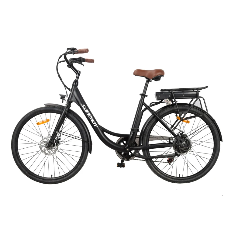 250 W E-bike Cheap Electric Bike for  Motor Wall Frame Power Battery Bicycle Wheel City Bicycle