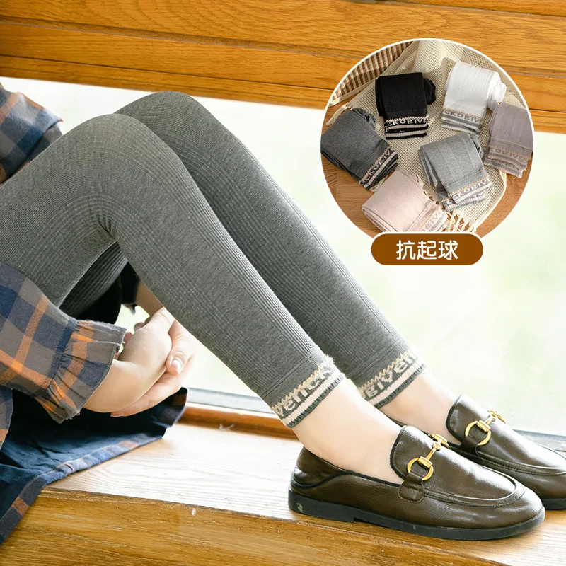 RTS Wholesale Baby Autumn Spring Tights for Girl Baby Toddler Kid Letter Cotton Warm Pantyhose for Toddler Children Tight