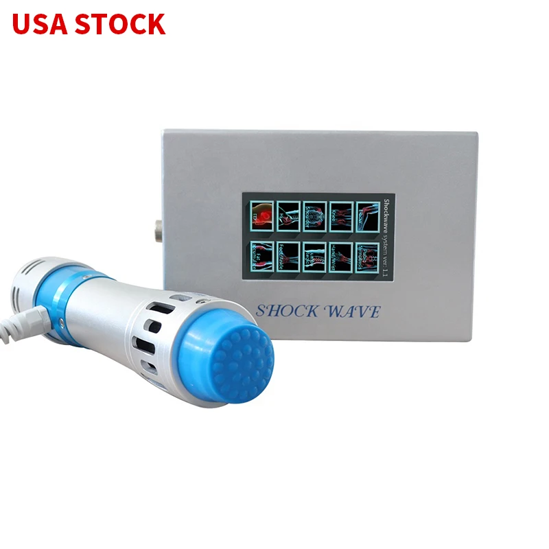 USA Stock Huanshi Vet Electromagnetic Shock Wave Pain Relief Horse Focused Shockwave Therapy Machine ESWT Machine