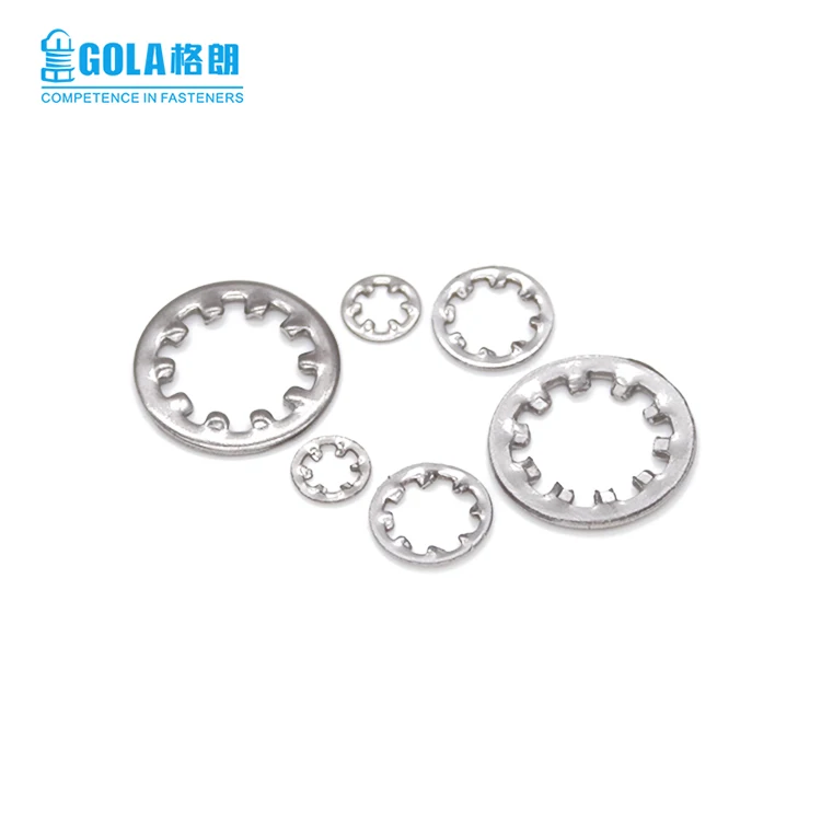 
Metric toothed lock washers with internal teeth 