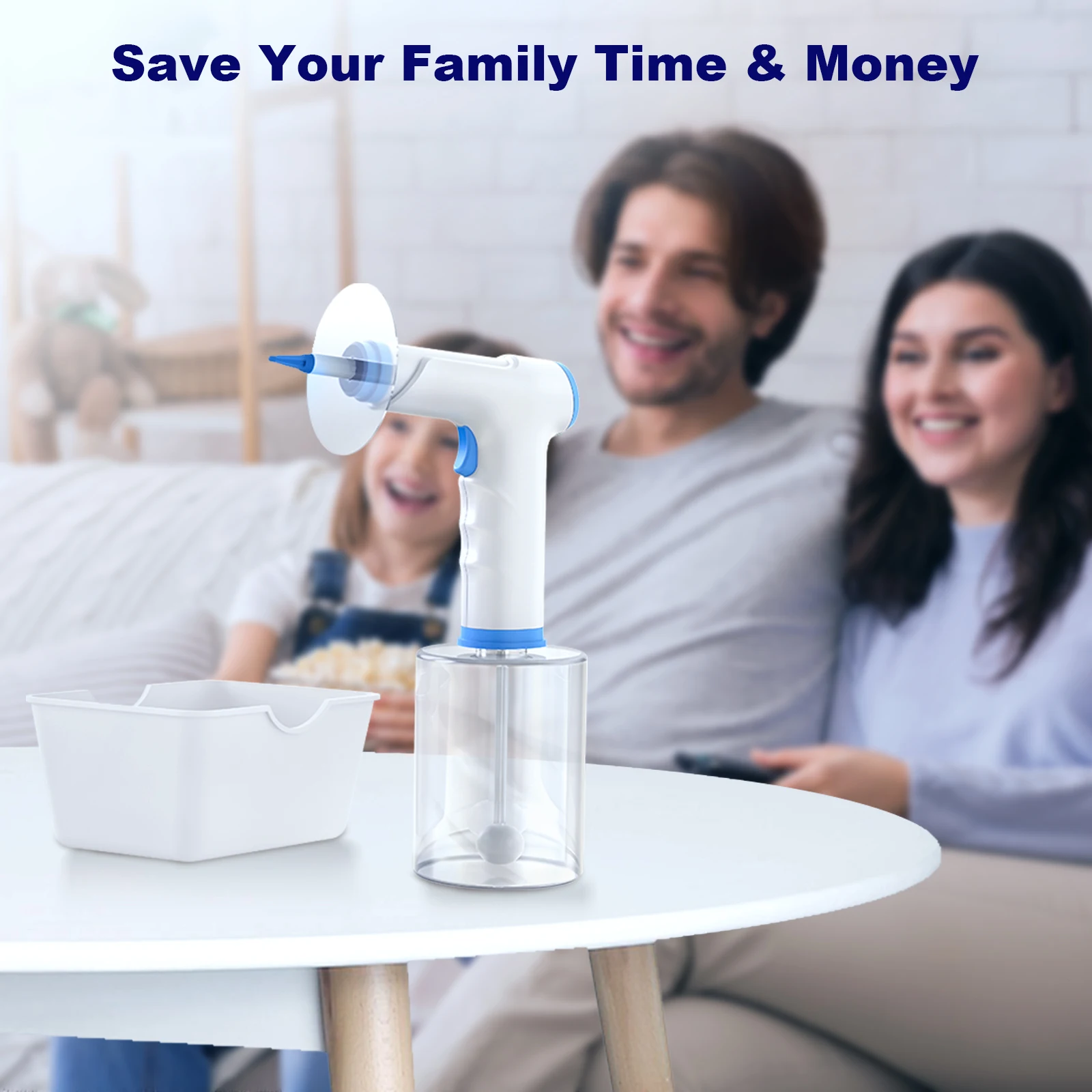 Adults And Kids 500ml Capacity Ear Wax Cleaning Syringe Electric Ear Cleaner Irrigation Device With Sprayer Ear Wax Removal Tool