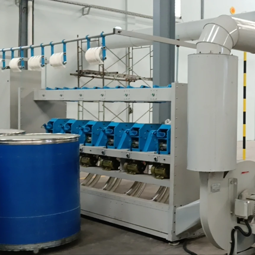 DREF structure friction spinning machine  for mop cotton yarn spinning production