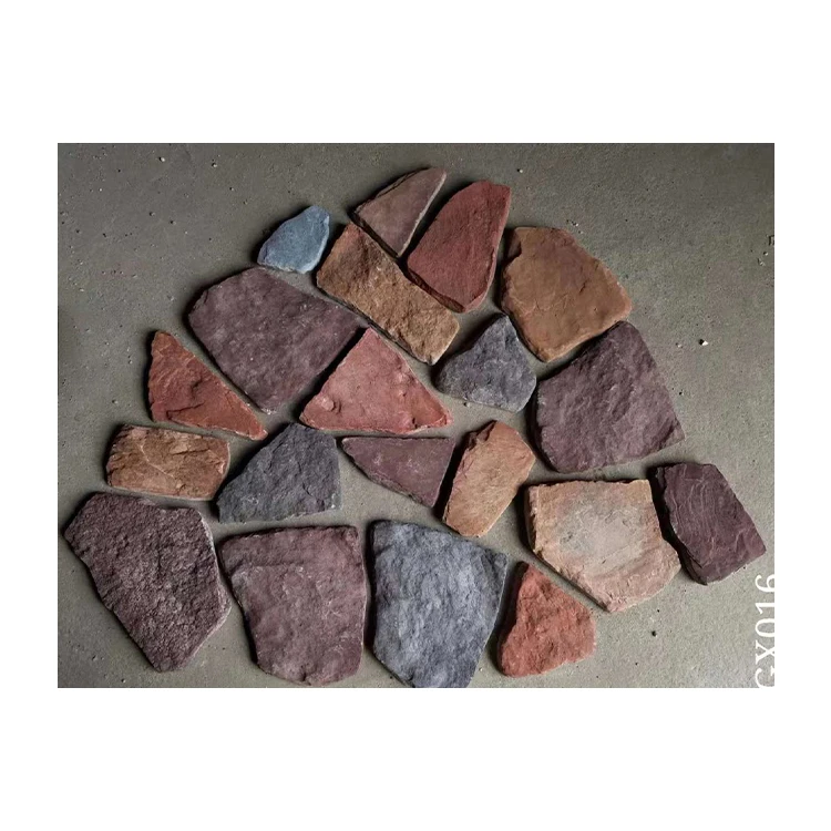 Изготовленный культурный камень форма полевой шпон искусственный для интерьера и экстерьера виллы