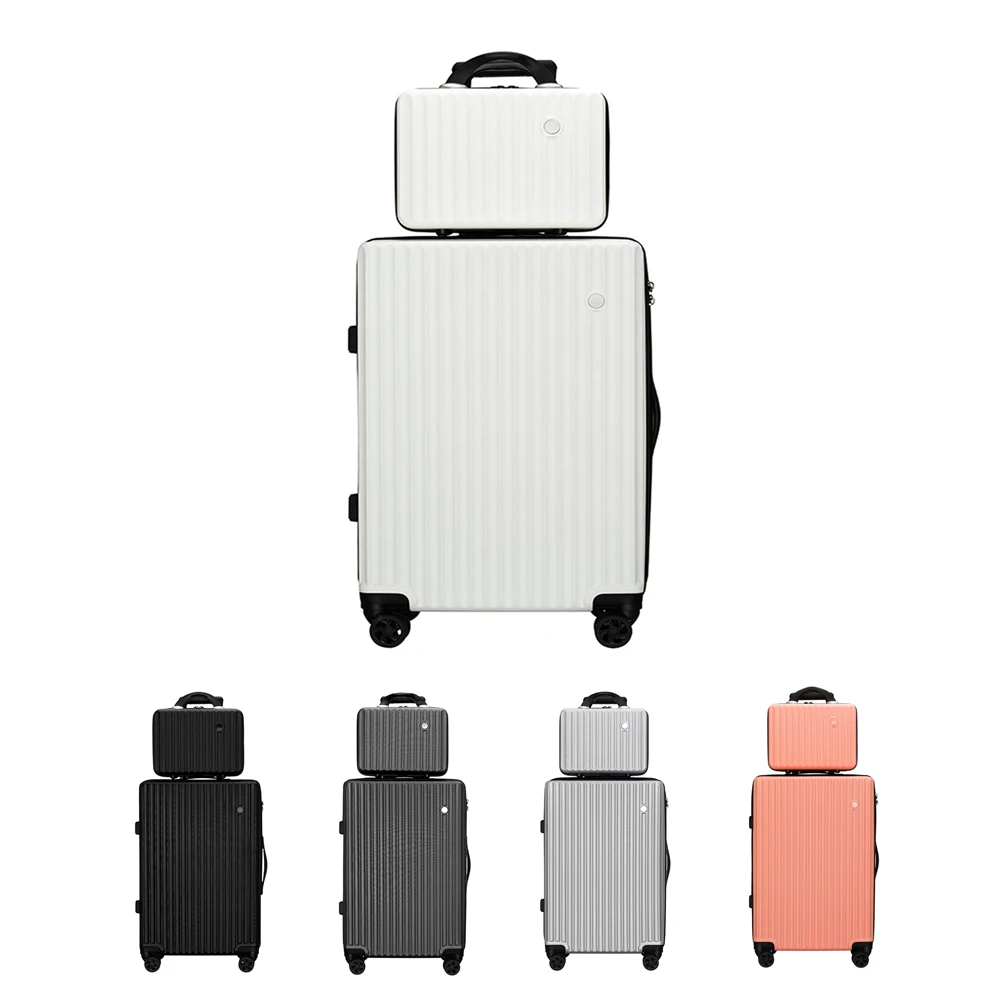 2 In 1 Trolley Luggage Bag Set Portable Travelling Bags Luggage Trolley Set Suitcase