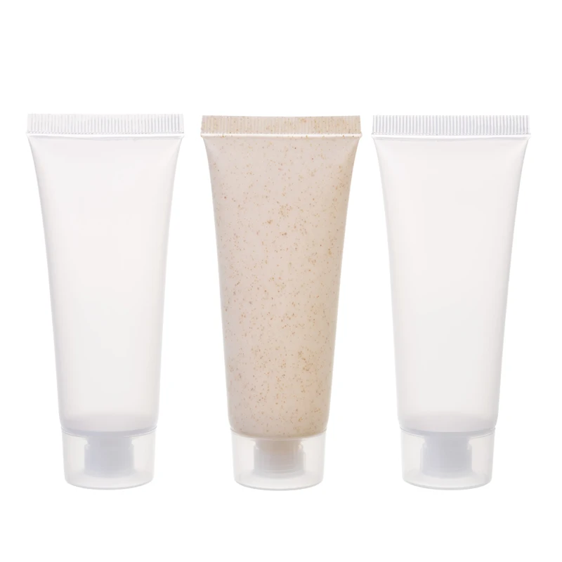custom eco friendly 30ml refillable squeeze soft cosmetic packaging tube