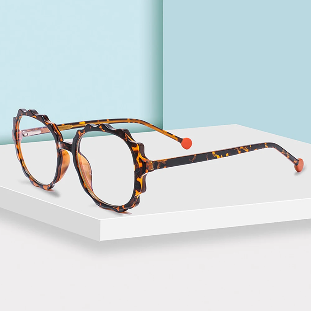 2023 TR90 Anti blue light Eye Glasses Mirror tide oval frame glasses Newly Design Spectacles Frame Glasses For Women