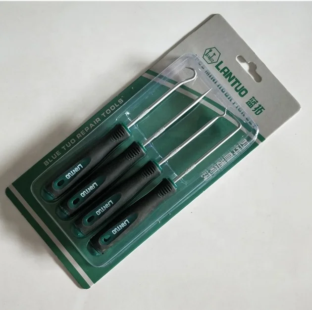 Hot Sale 4pcs Vehicle Oil Seal Screwdriver Seal Puller Gasket Disassembly Car Ring Seals Disassembly Oil Hook Sets