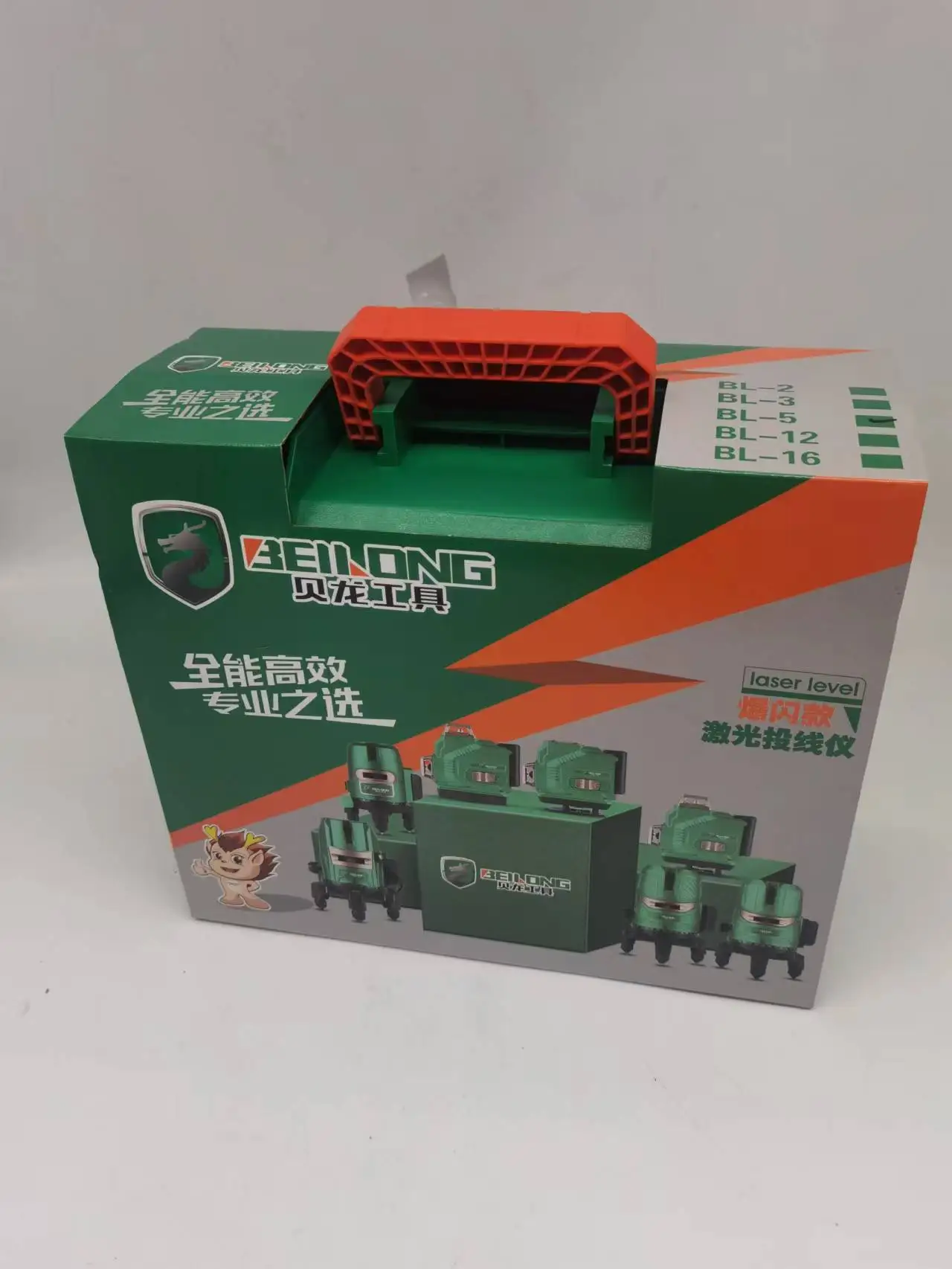Binli wholesale self-leveling construction rechargeable lithium 5 lines green laser level Green Beam